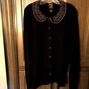 Plus Size Jacque and Koko Button Down Sweater
